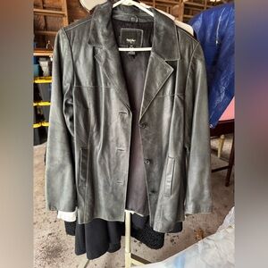 Mossimo Supply Co. Black Leather Jacket